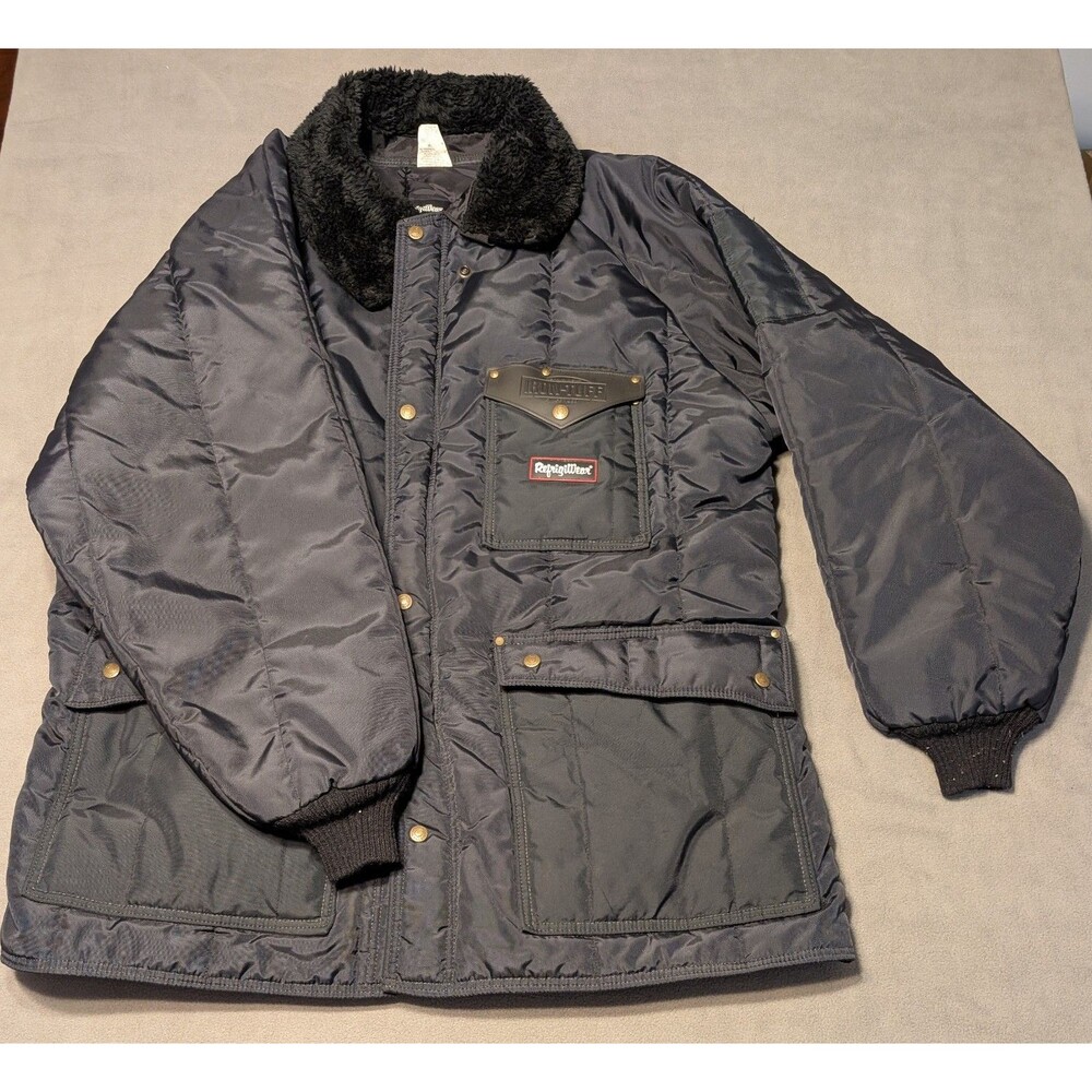 RefrigiWear Mens Insulated Iron-Tuff Jacket Fleece Collar 4X Freezer Selection
